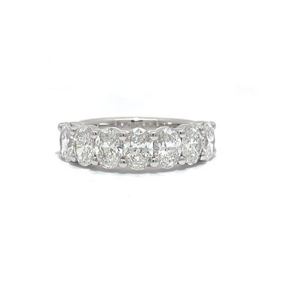 18ct White Gold Oval Lab Diamond Dress Ring