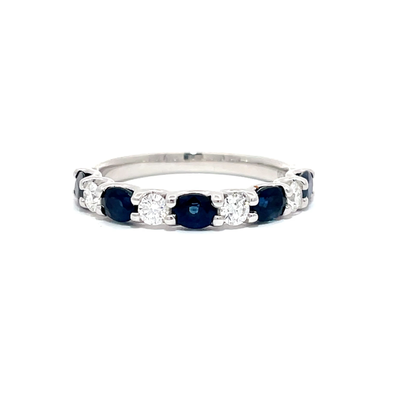 18ct WG Sapphire & Diamond Ring