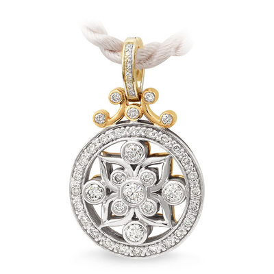 9ct Diamond Circle Enhancer Pendant