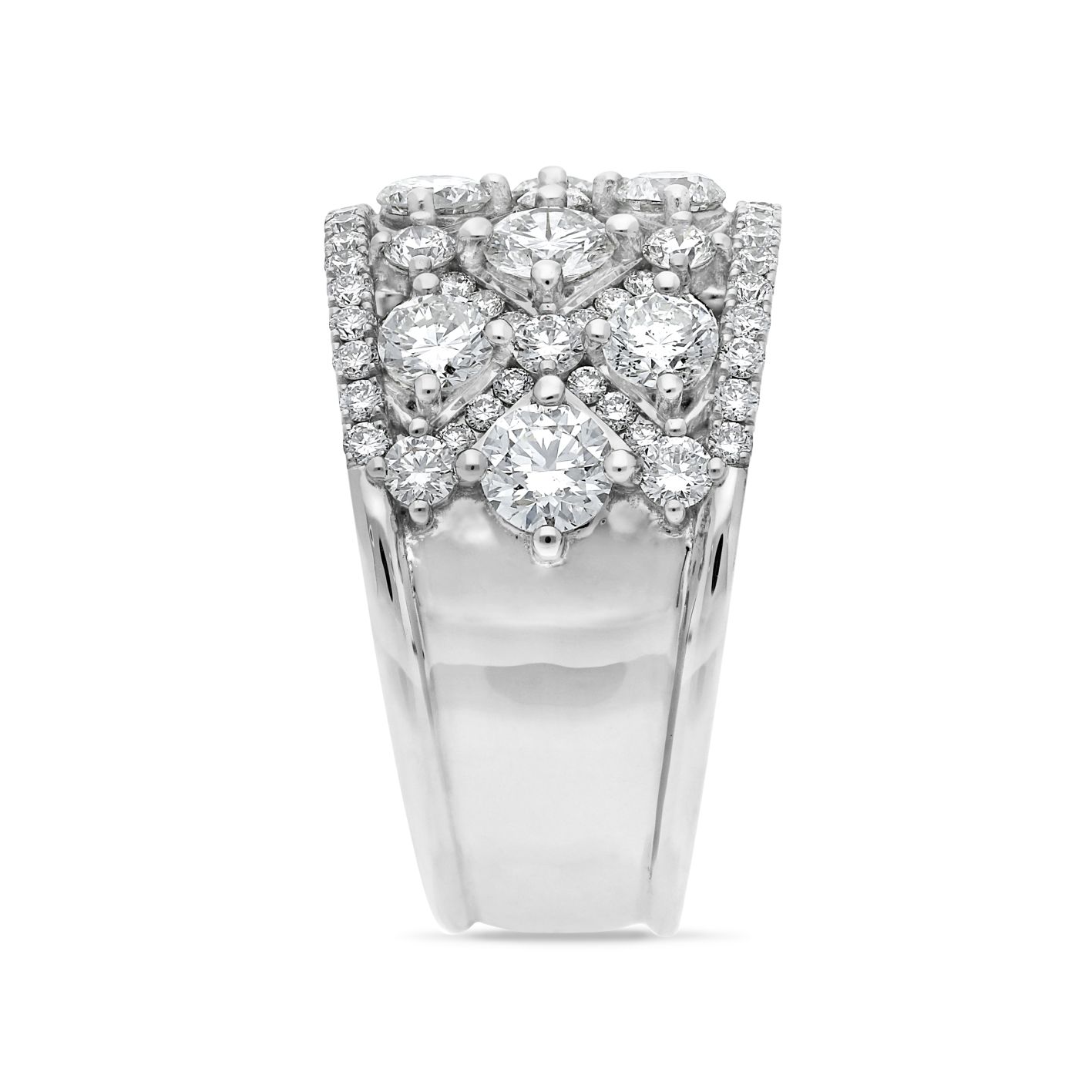 18ct White Gold  3.10cts Diamond Ring