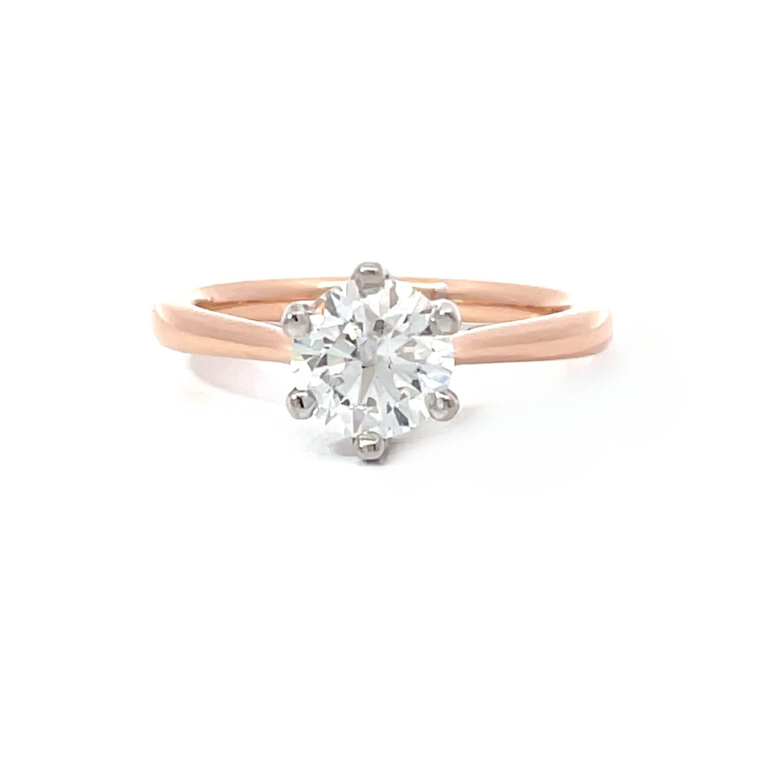 18ct Rose Gold Lab Diamond Engagement Ring (LGD)