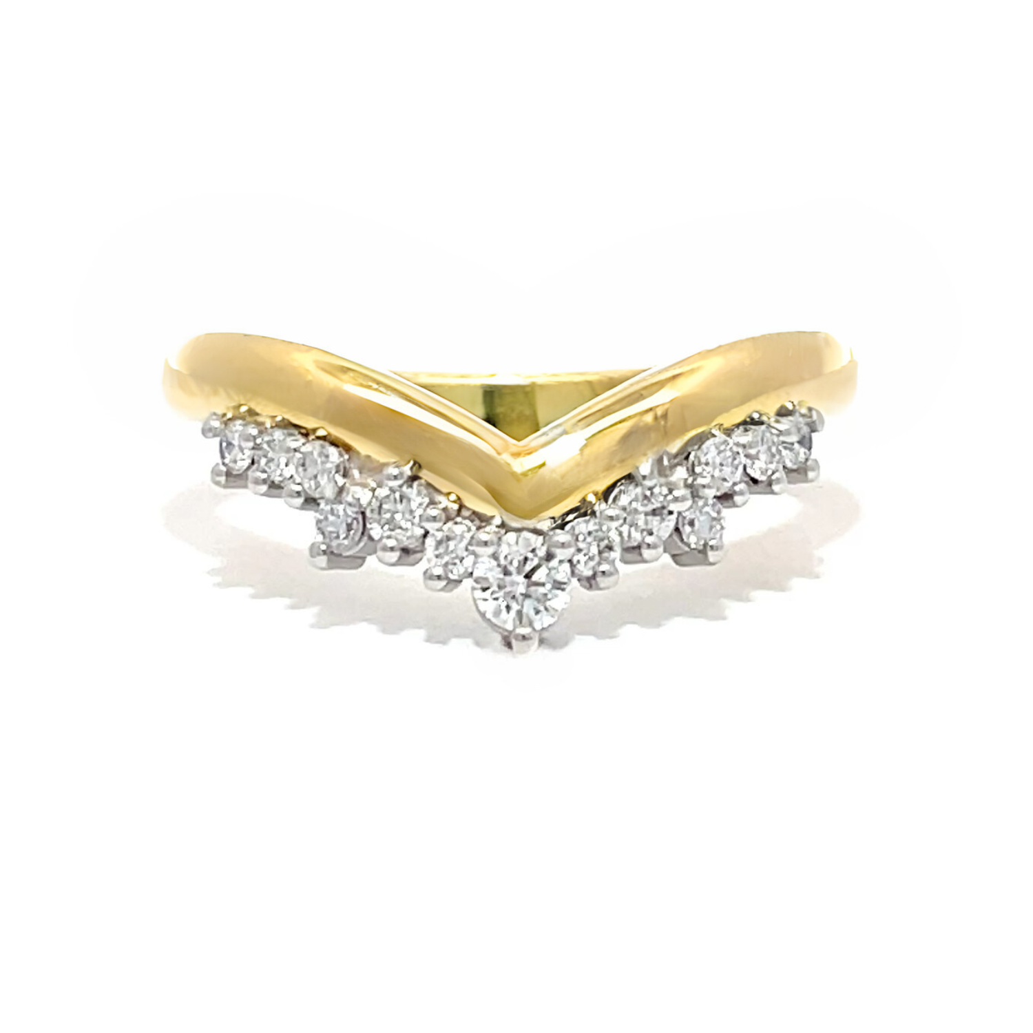 18Y LAB Diamond Crown Diamond Band