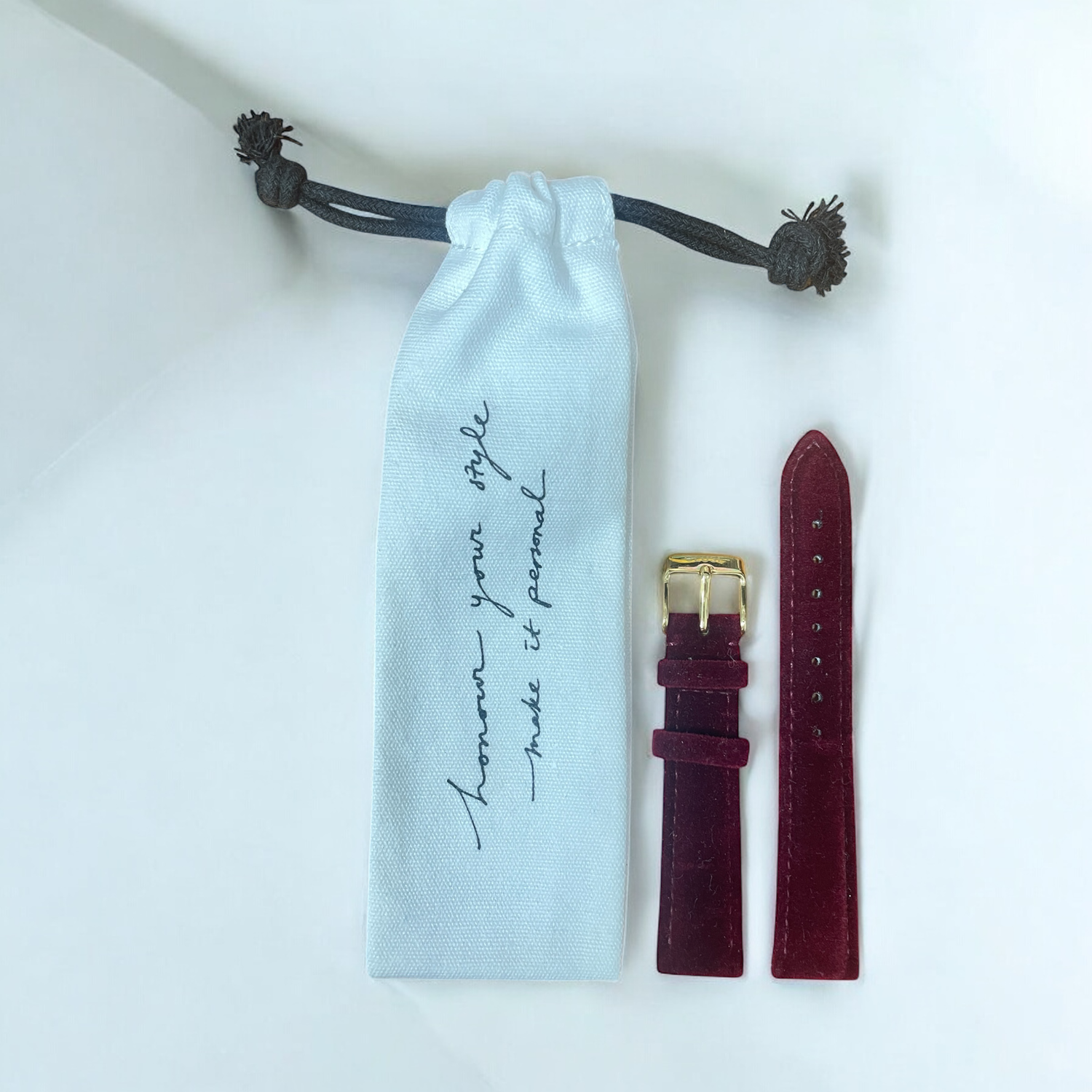 CLUSE Watch Strap 16mm Leather VELVET RED