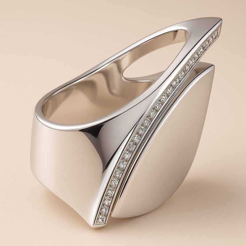 Sterling Silver CZ Fancy Shape Ring Sterling Silver CZ Fancy Shape Ring