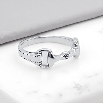 Sterling Silver Horse Bit Ring Sterling Silver Horse Bit Ring
