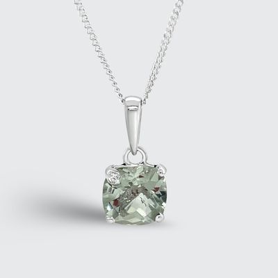 9W Green Amethyst Pendant