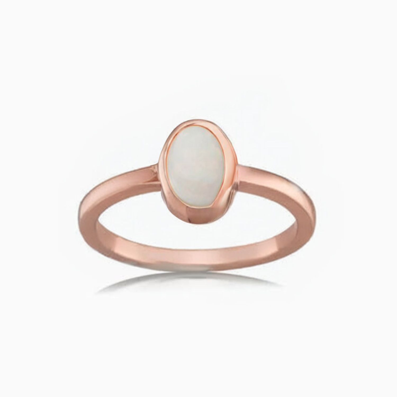 9ct Rose Gold Opal Ring