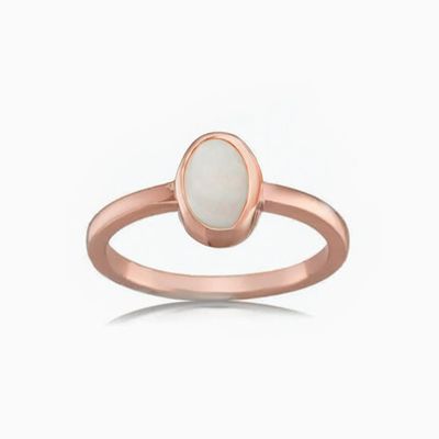 9ct Rose Gold Opal Ring