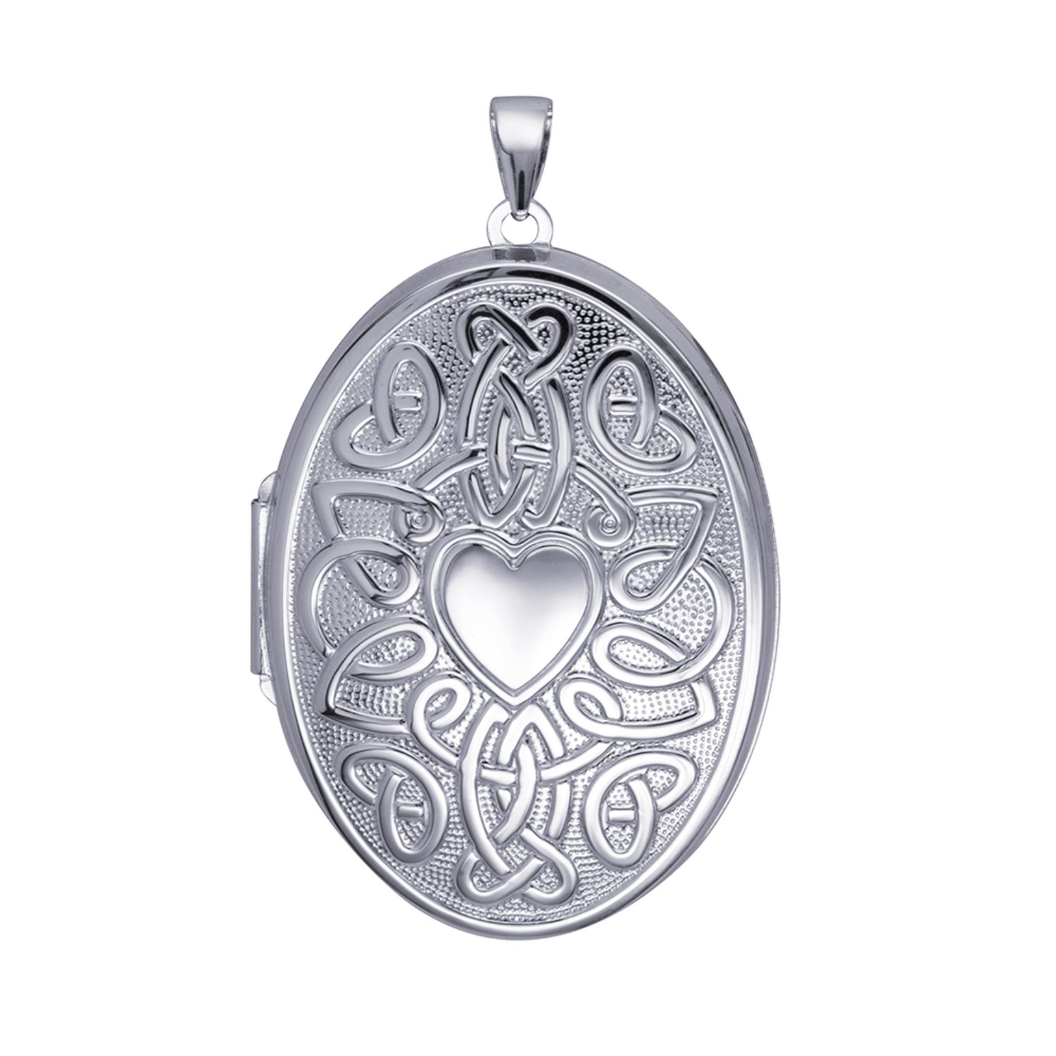 Sterling Silver Celtic Photo Locket