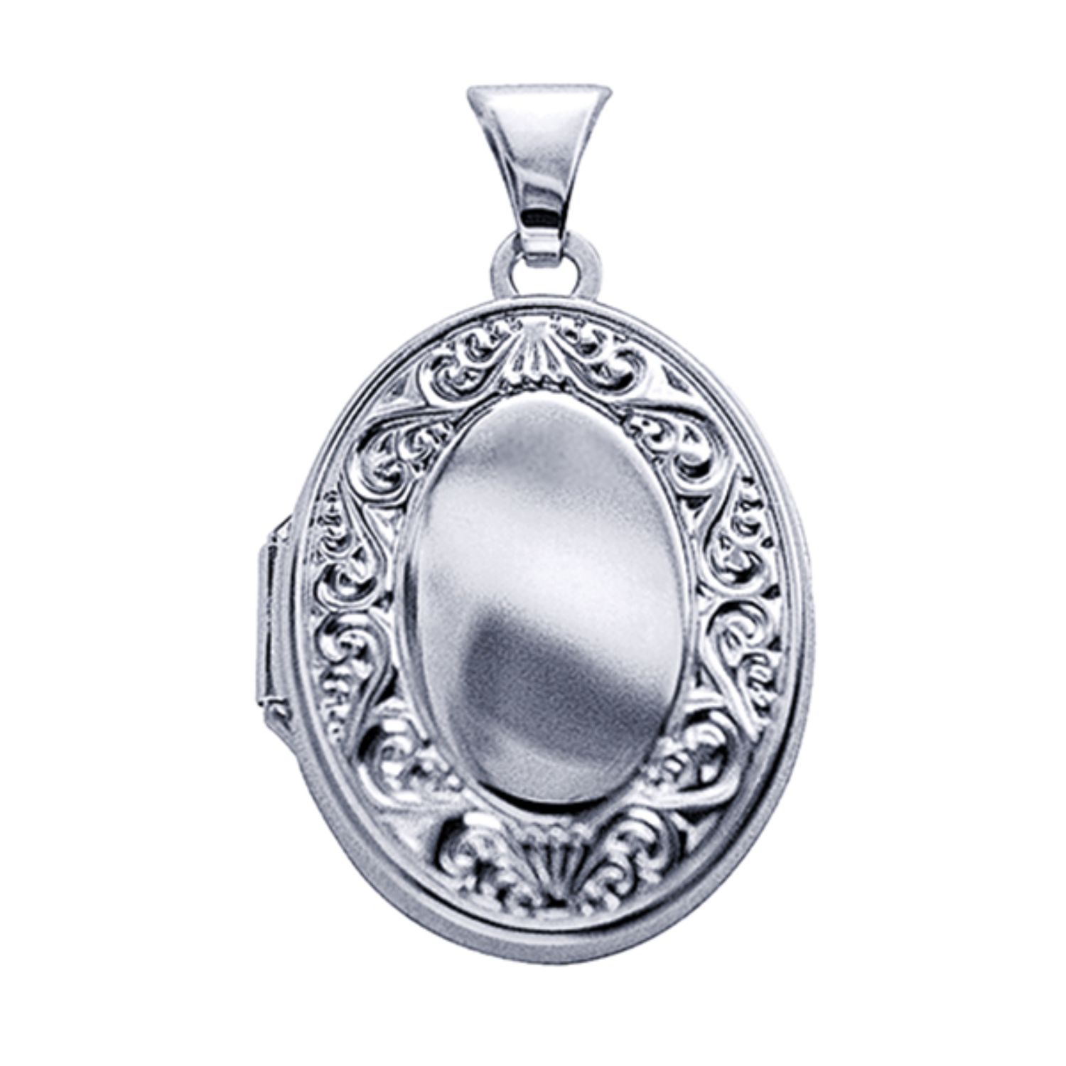 Sterling Silver Oval Locket