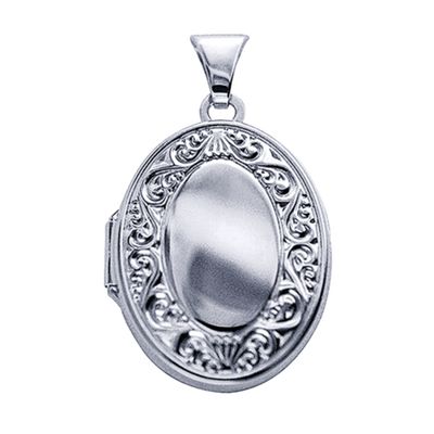Sterling Silver Oval Locket
