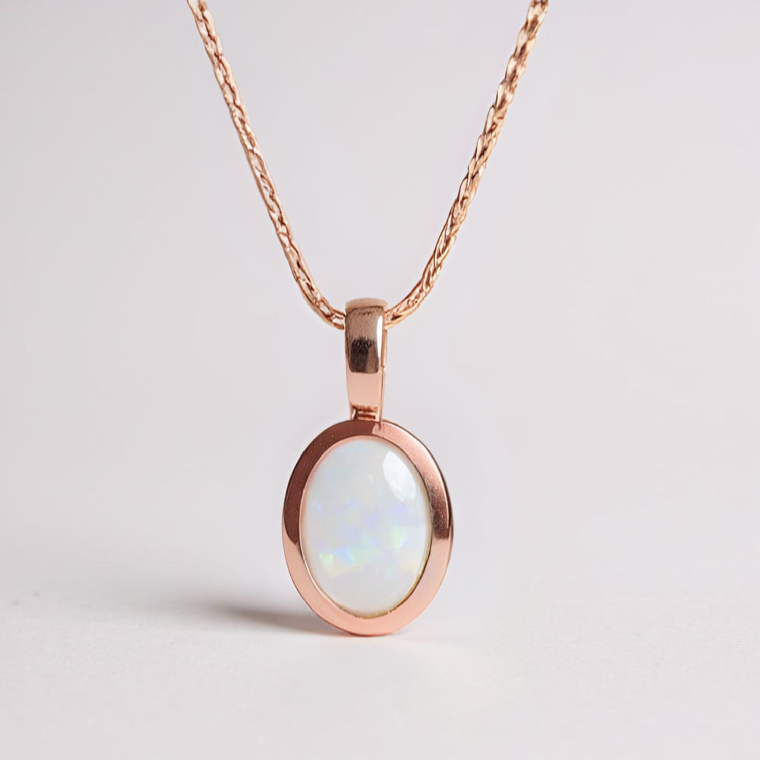 9R Solid Opal Pendant