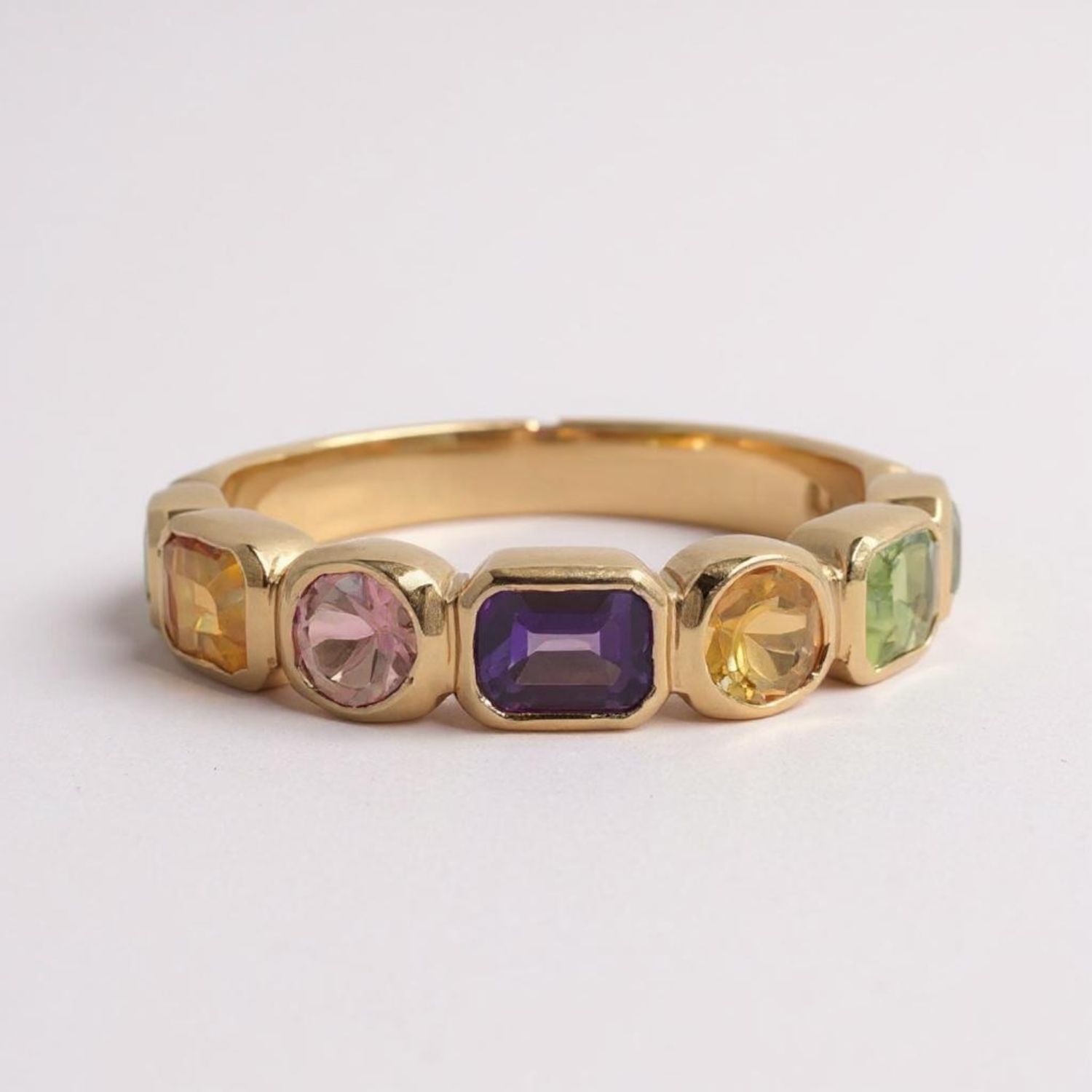 9ct Yellow Gold Tutti Fruity Ring