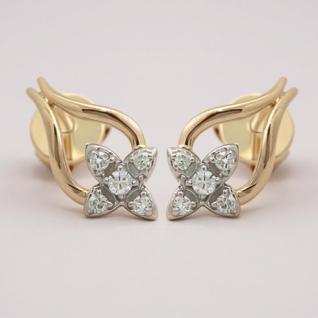 9Y Diamond Cluster Earrings
