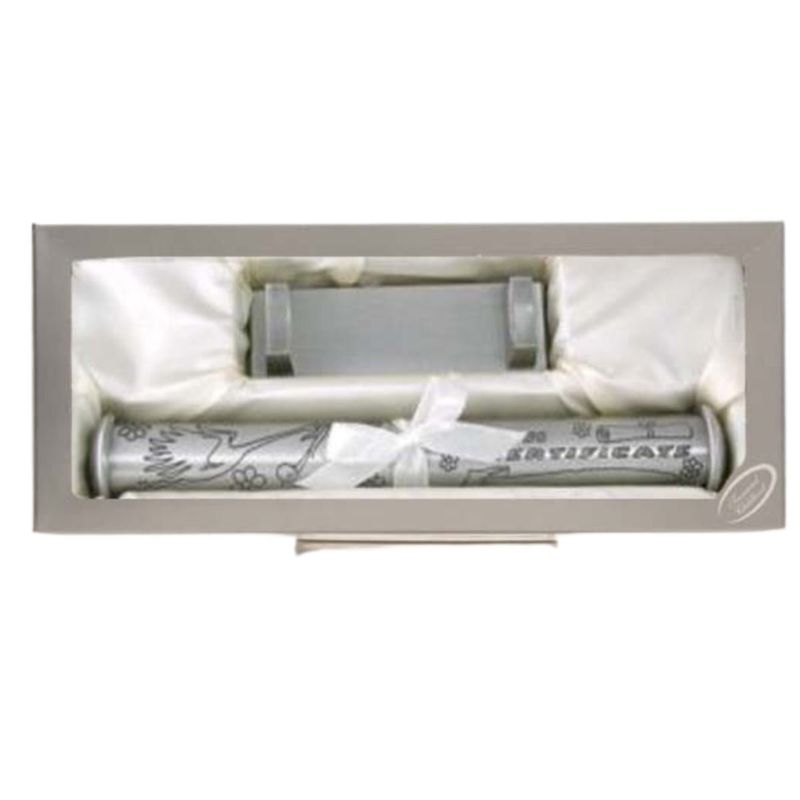 BIRTH Certificate Holder & Stand (Pewter Finish)