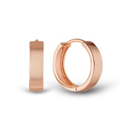 9ct Rose Gold Huggie Earrings
