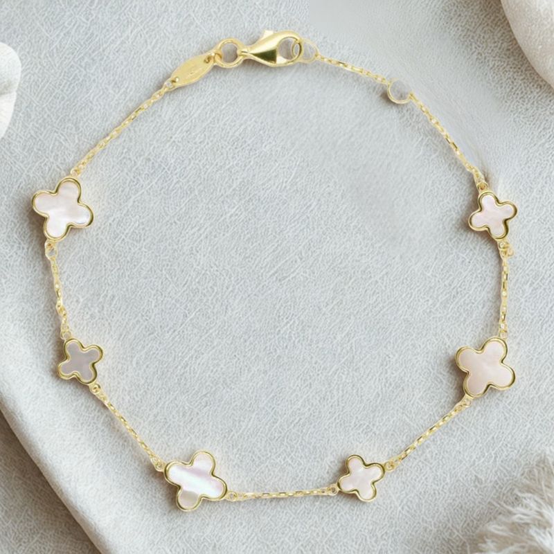 9ct Yellow Gold MOP Bracelet