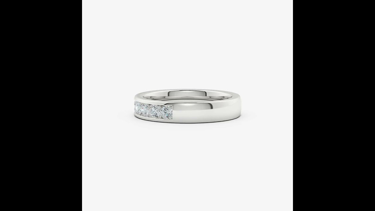 18W Channel Set Diamond Ring