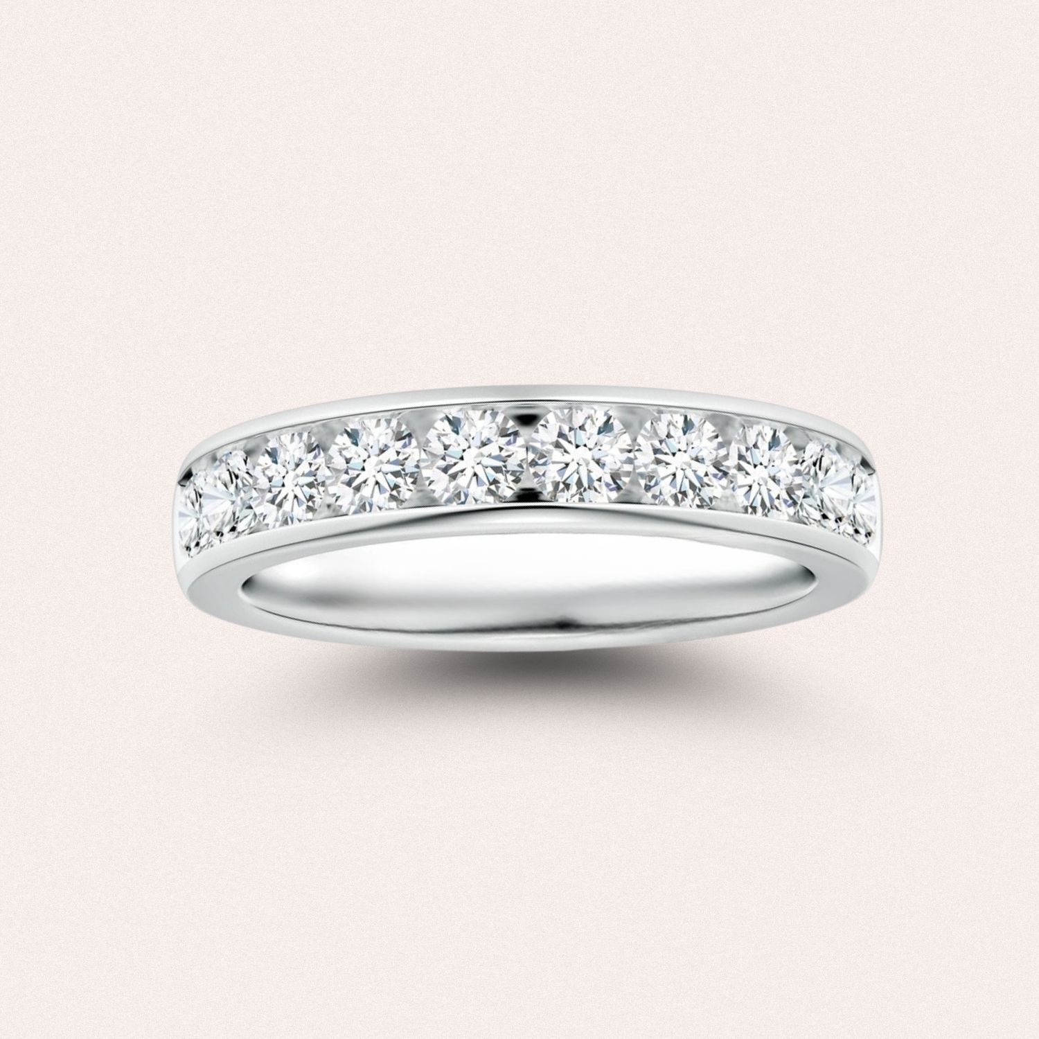 18W Channel Set Diamond Band