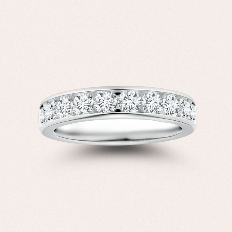 18W Channel Set Diamond Band