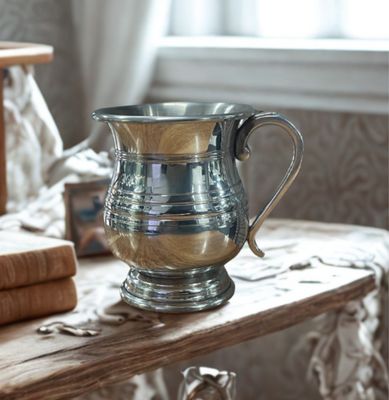 Childs Polished Pewter Georgian Mug