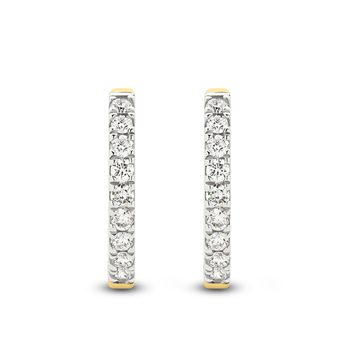 9K Diamond Huggies Earrings 0.30ct