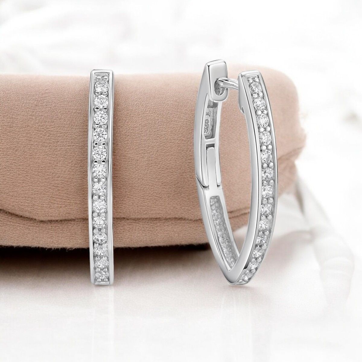 Huggie Marquise Shape CZ