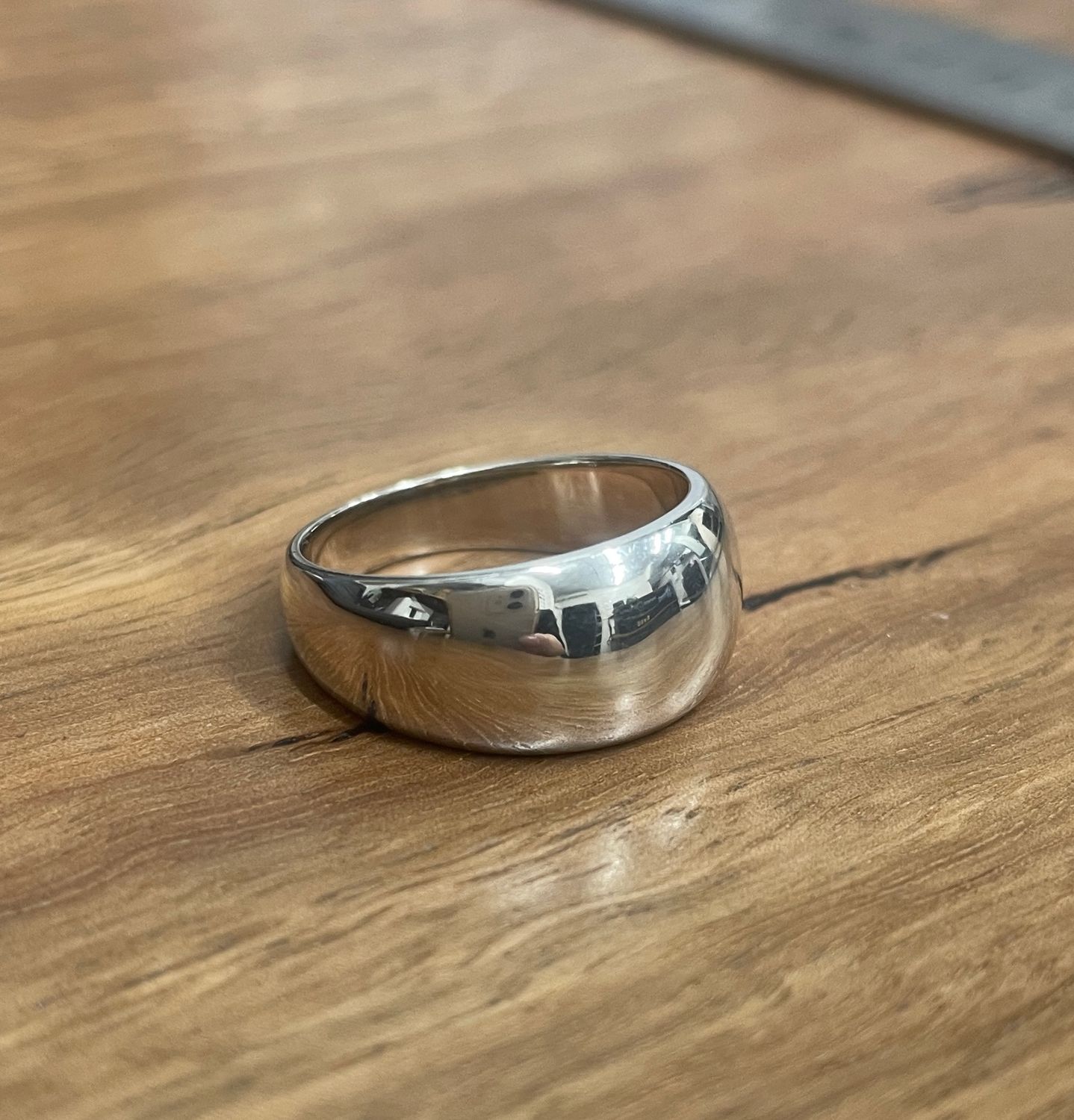 Sterling Silver Wide Band Ring