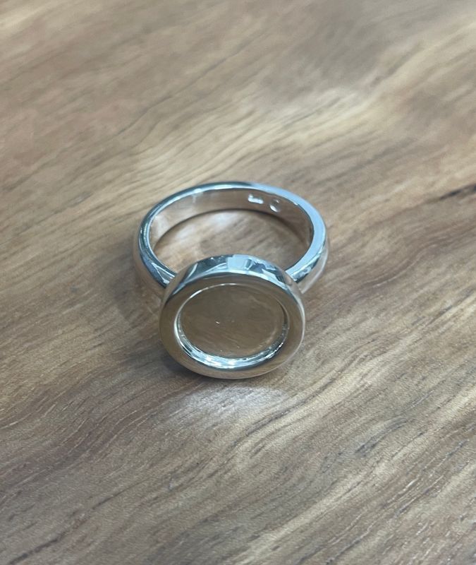 Sterling Silver Disc Ring
