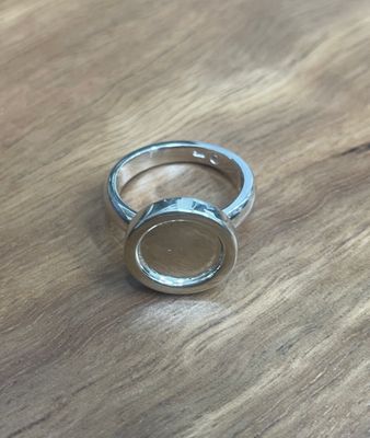 Sterling Silver Disc Ring