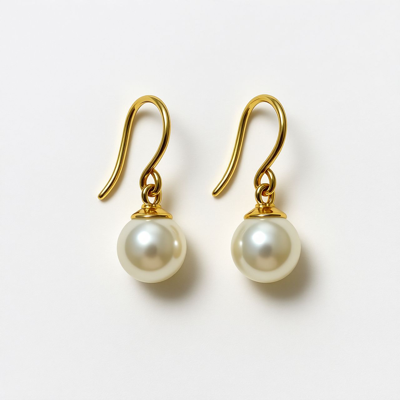 9Y Round FWP Hook Earrings