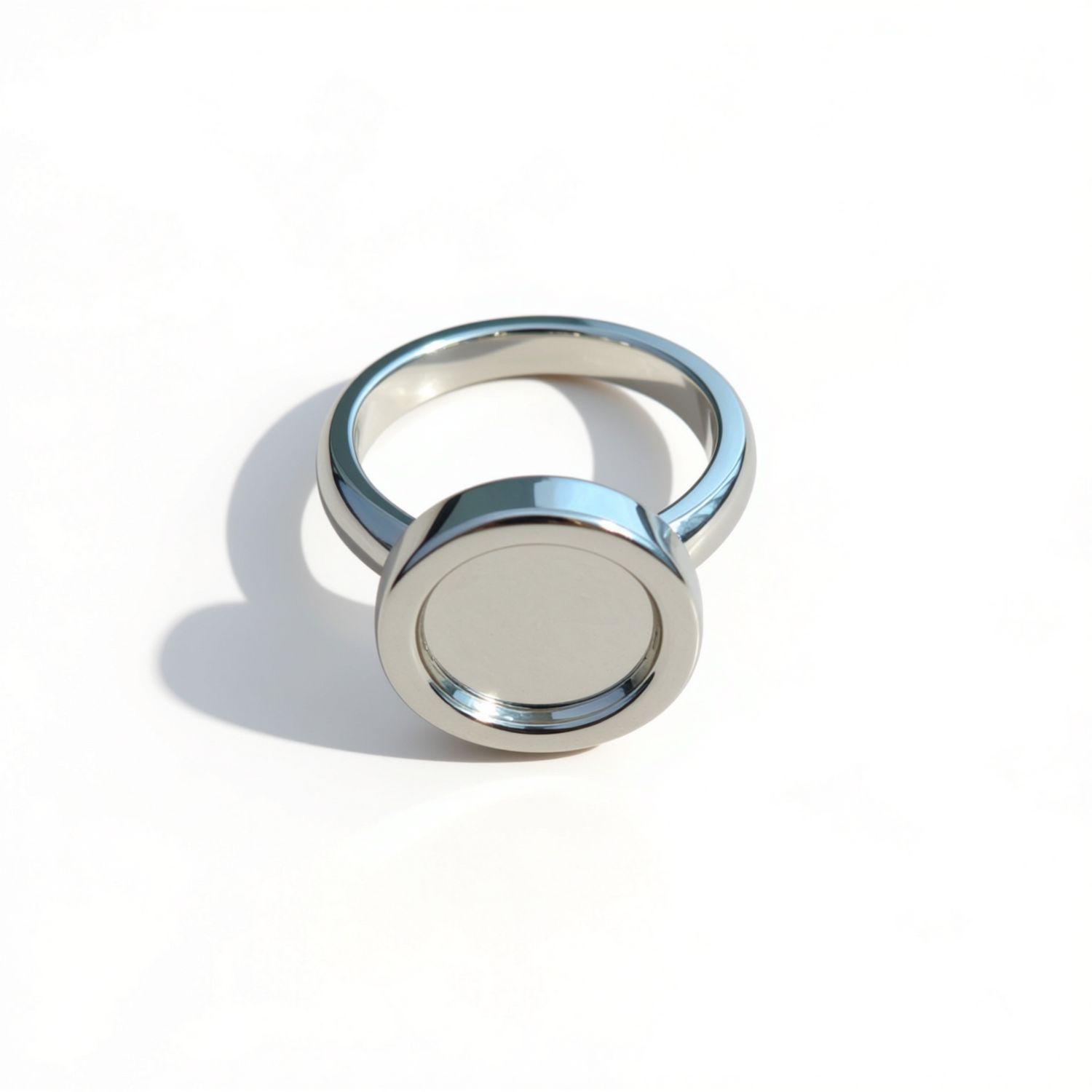 Sterling Silver Disc Ring