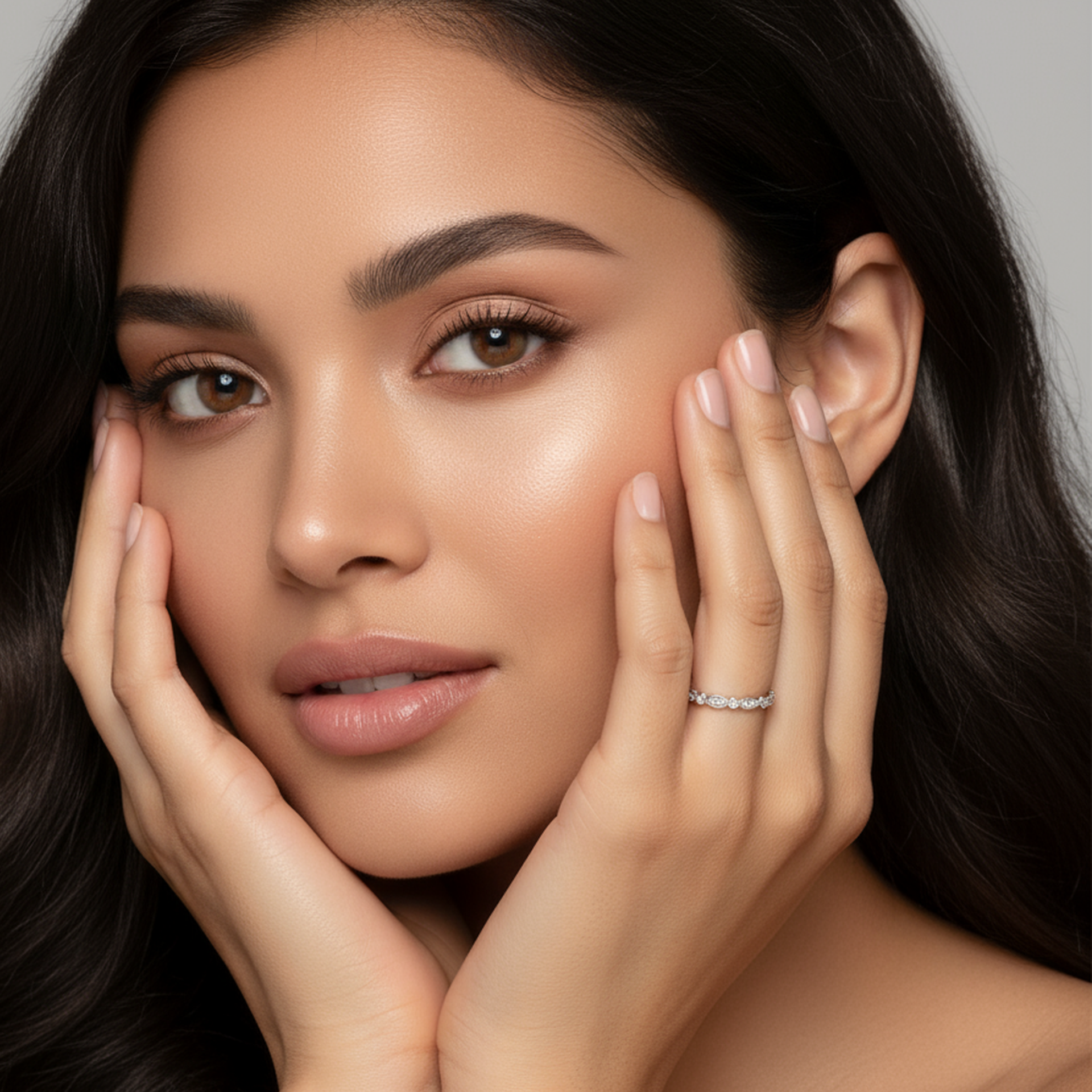 18ct White Gold Fancy Diamond Ring