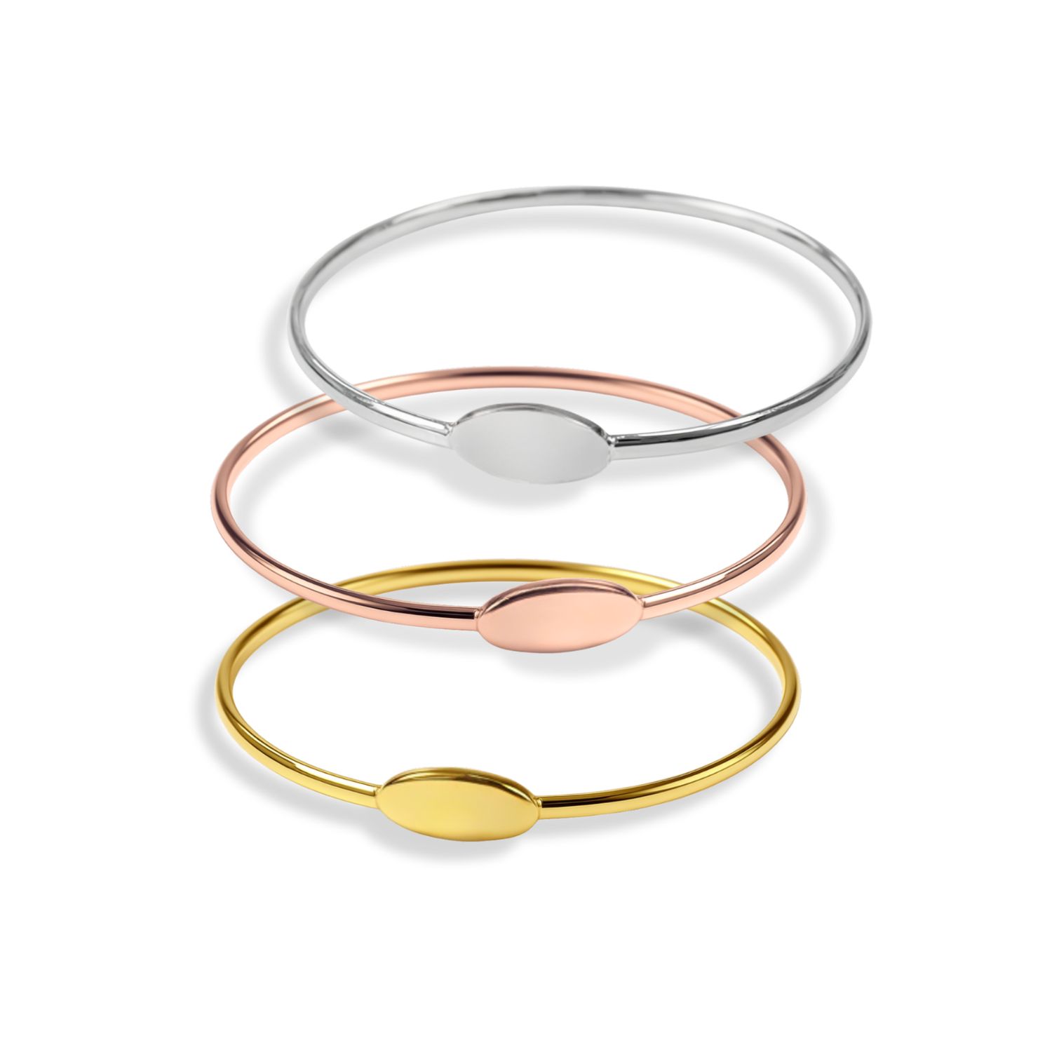 Custom Made SOLID Disc Bangle