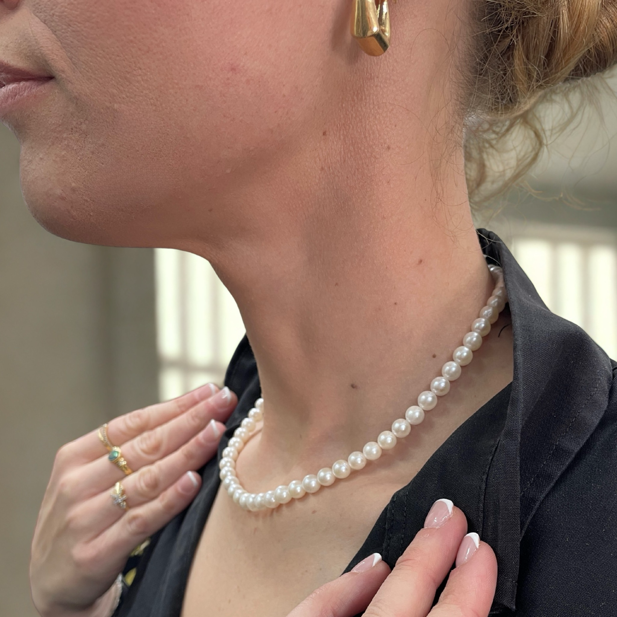 AKOYA Cultured Pearl Necklace (6-6.5mm)