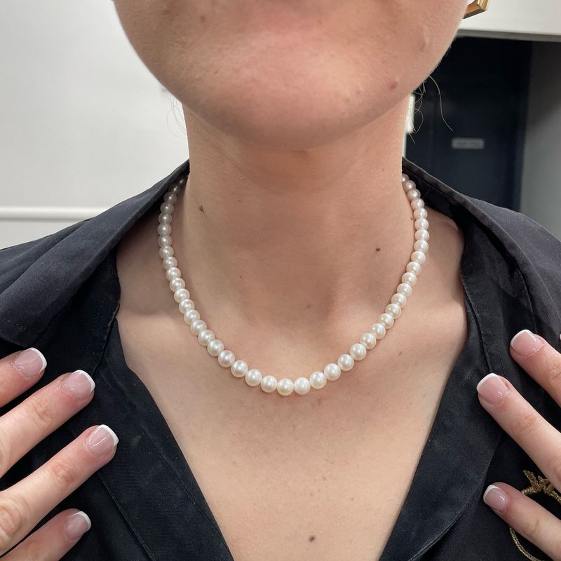 AKOYA Cultured Pearl Necklace (6-6.5mm)