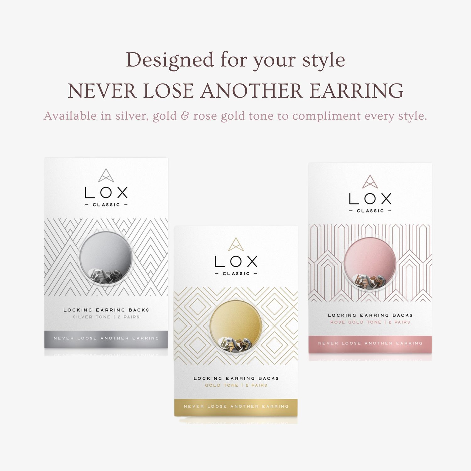 LOX-Locking Earring Backs