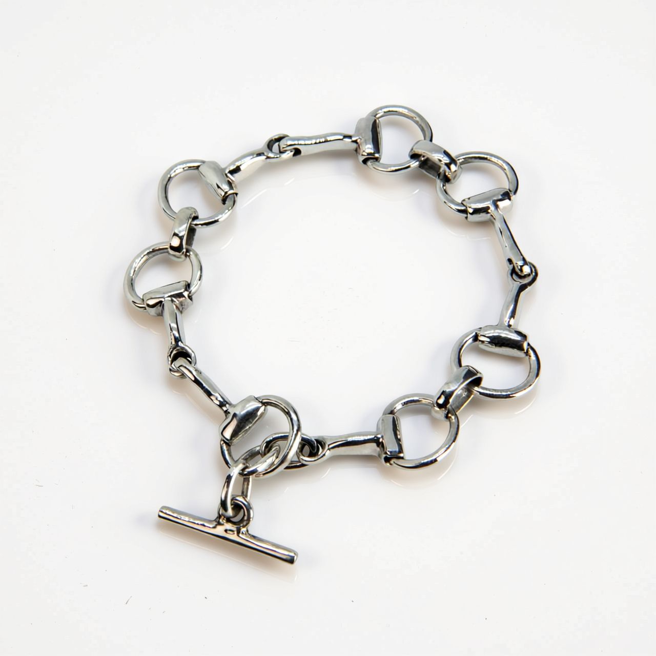 Sterling Silver Horse Bit Bracelet