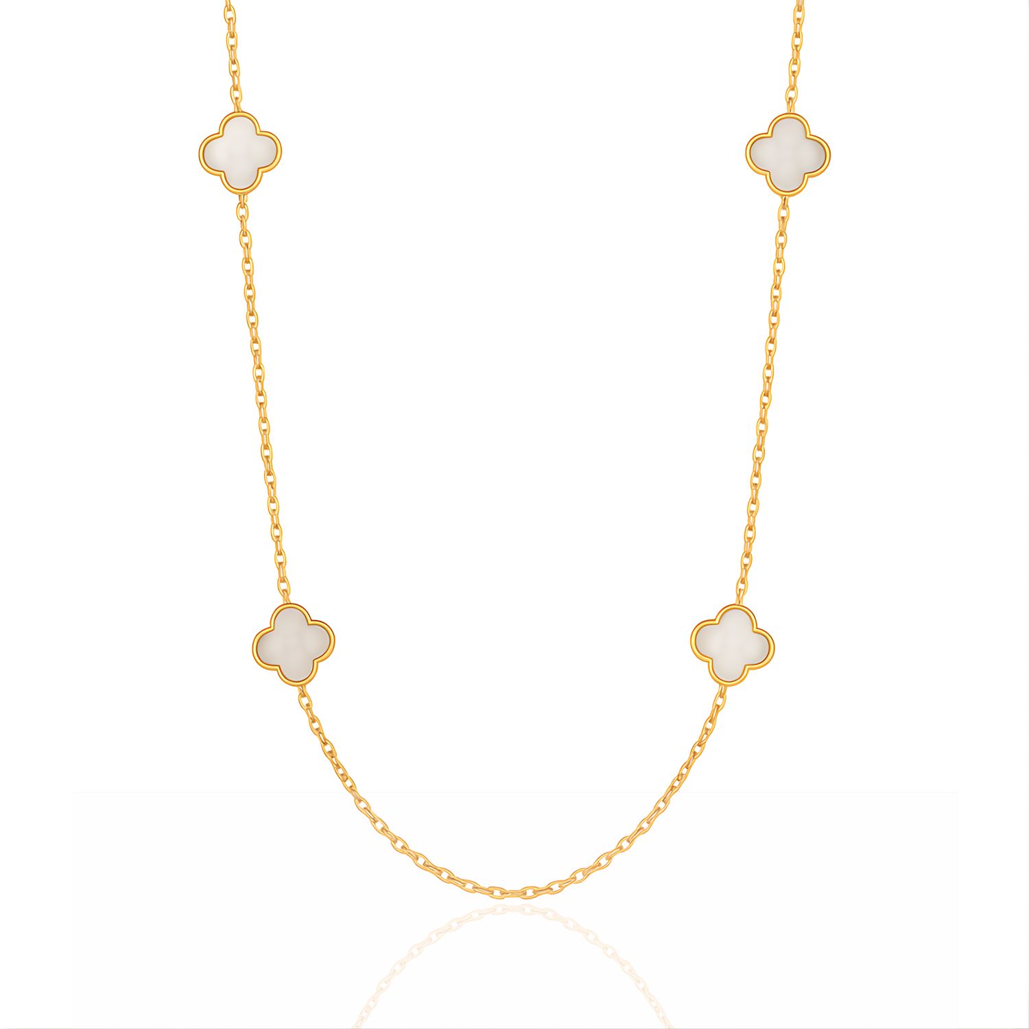 9ct Yellow Gold MOP Necklace