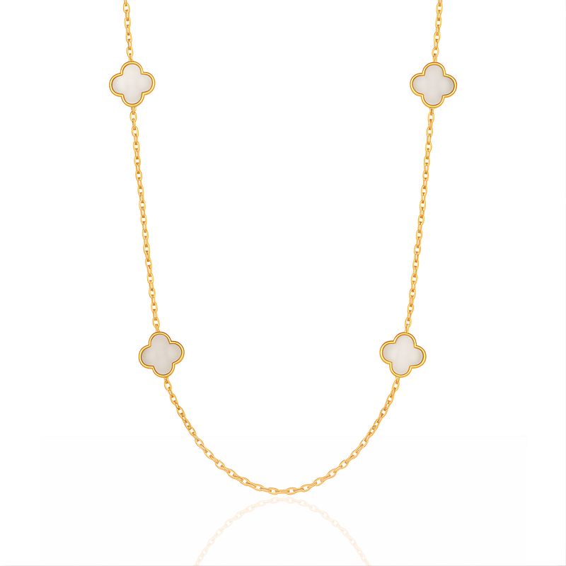 9ct Yellow Gold MOP Necklace