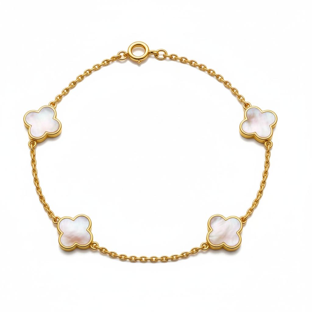 9ct Yellow Gold MOP Bracelet