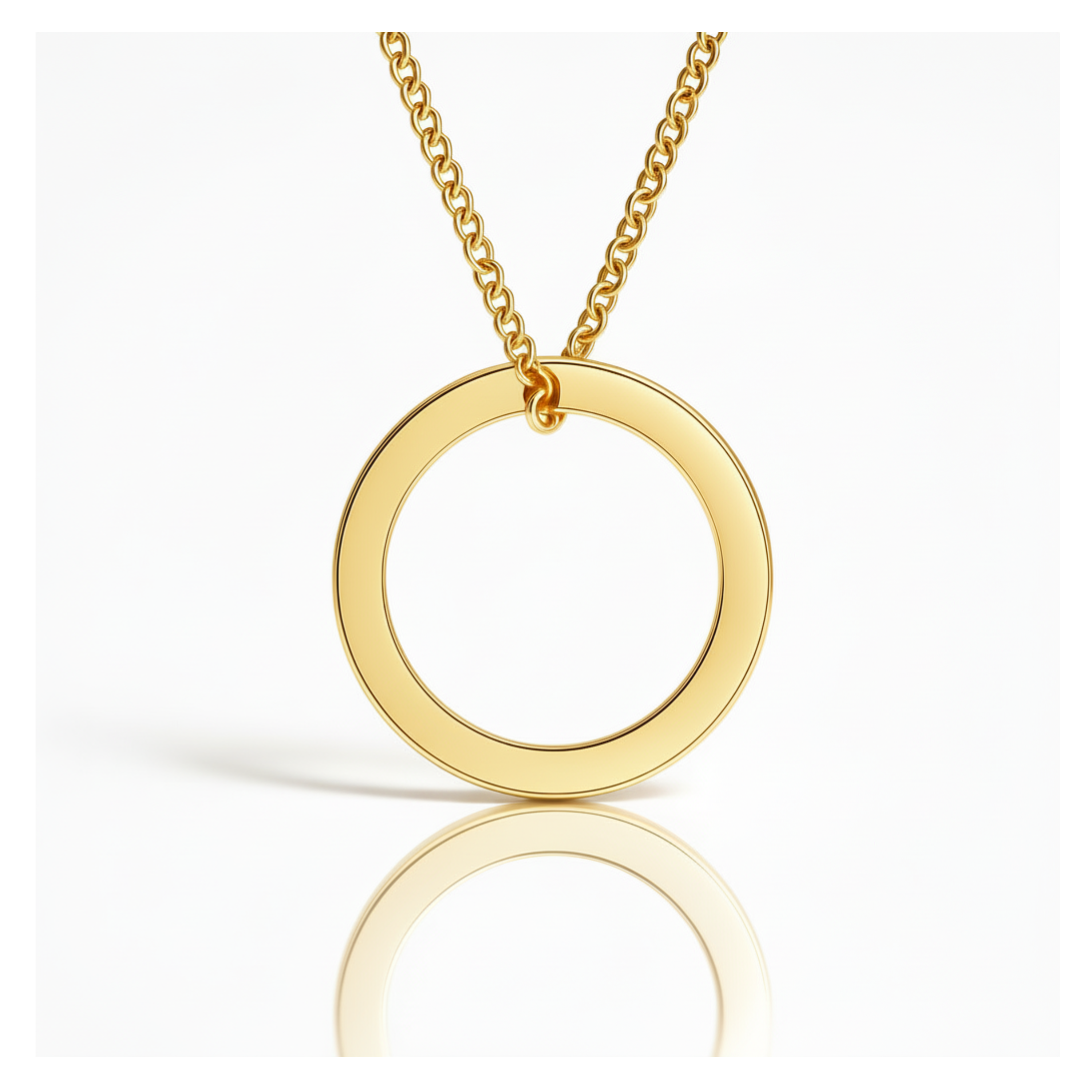 Forever Open Personalised Circles- 25mm