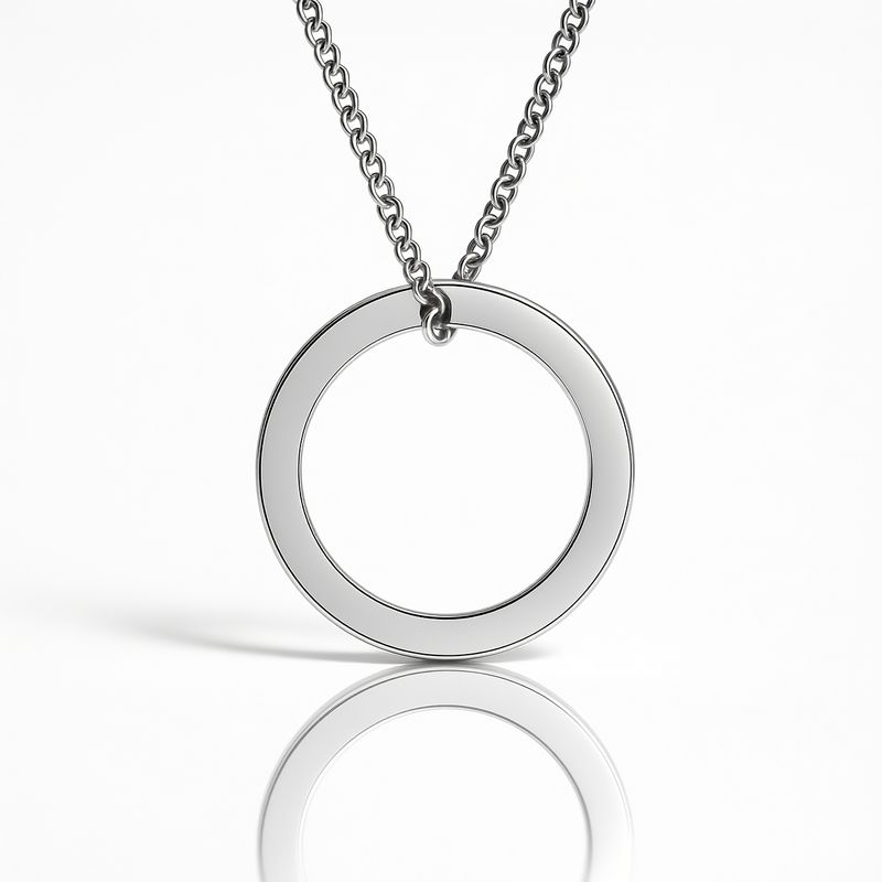 Forever Personalised Open Circle-40mm