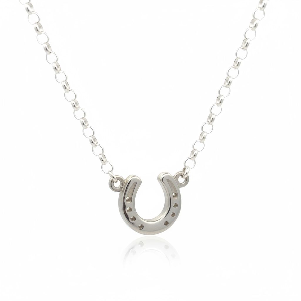 Sterling Silver Horseshoe necklace, 45cm Sterling Silver Horseshoe necklace, 45cm