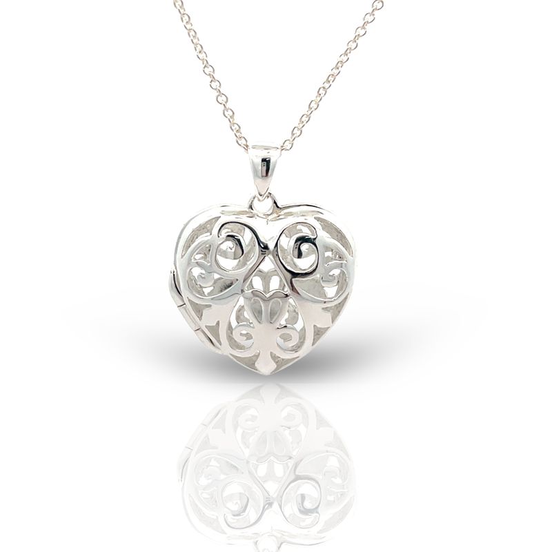 Sterling Silver  Heart Pendant