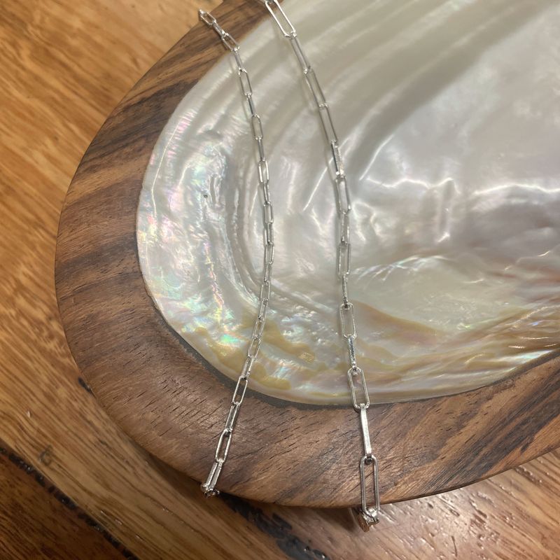 Sterling Silver Paperclip Bracelet