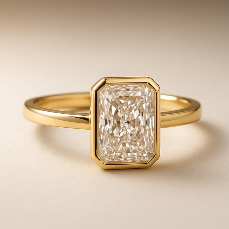 18Y Radiant Cut LAB Diamond Ring ( 2.01ct)