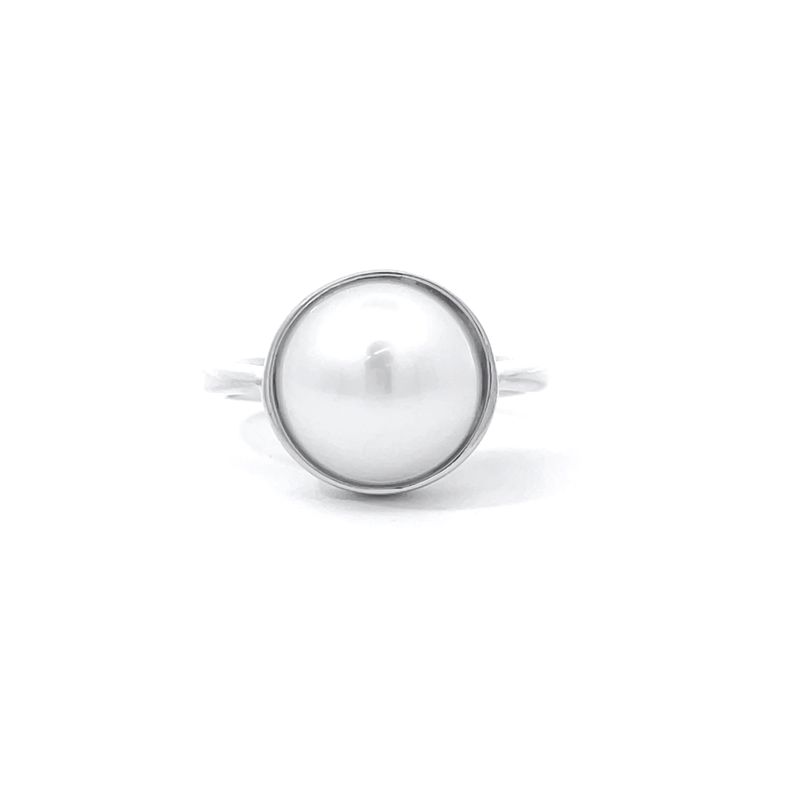 Freshwater Mabe Pearl Ring-11.50mm