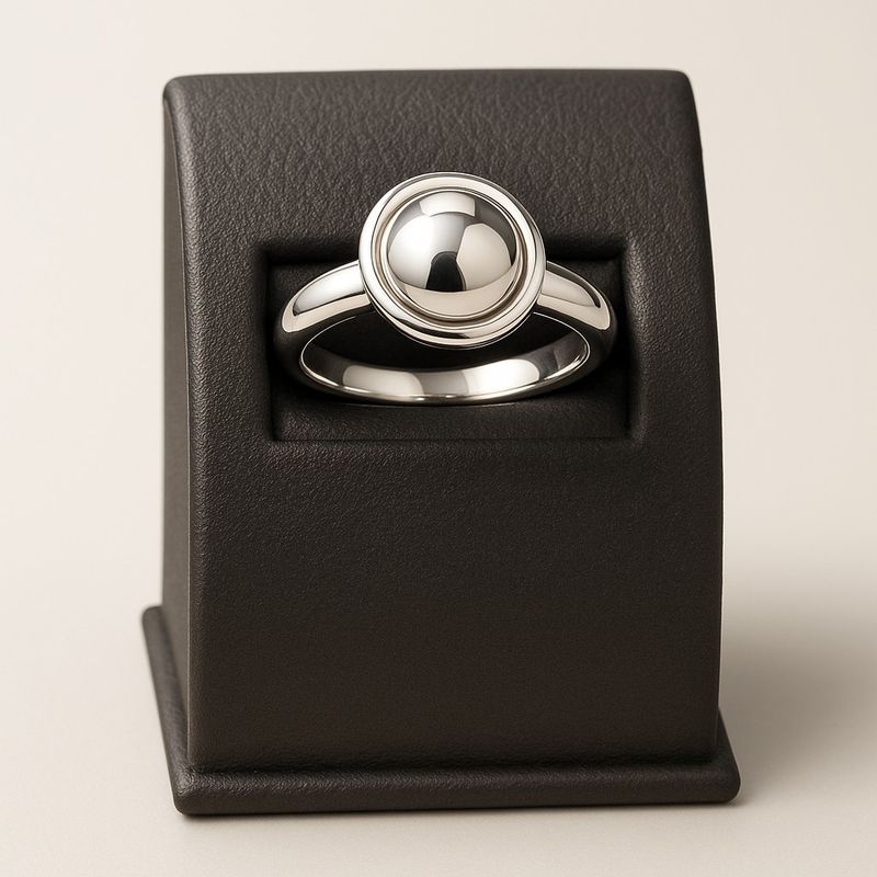 Sterling Silver Dome Ring