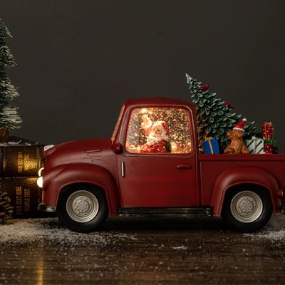 PICK-UP TRUCK SNOW GLOBE